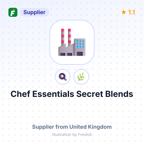 Chef Essentials Secret Blends – summary card, no photo uploaded yet