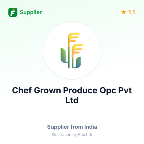 Chef Grown Produce Opc Pvt Ltd  – summary card, no photo uploaded yet