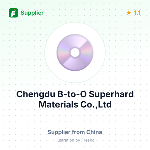 Chengdu B-to-O Superhard Materials Co.,Ltd – summary card, no photo uploaded yet