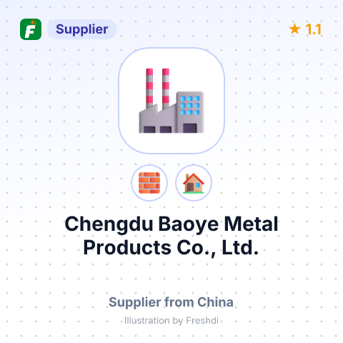 Chengdu Baoye Metal Products Co., Ltd. – summary card, no photo uploaded yet