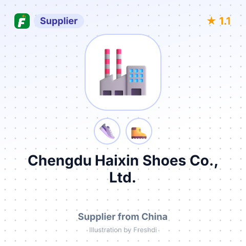 Chengdu Haixin Shoes Co., Ltd. – summary card, no photo uploaded yet
