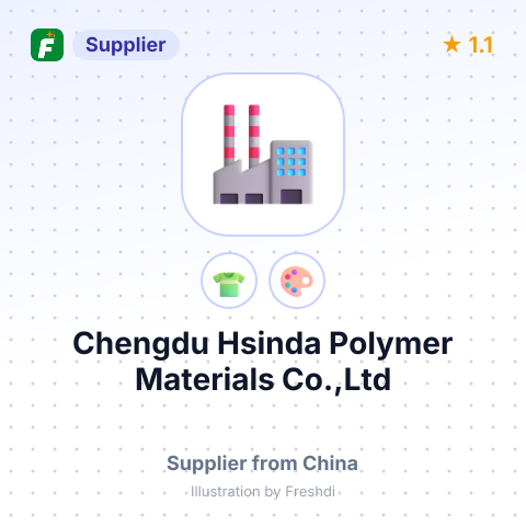 Chengdu Hsinda Polymer Materials Co.,Ltd – summary card, no photo uploaded yet
