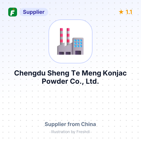 Chengdu Sheng Te Meng Konjac Powder Co., Ltd. – summary card, no photo uploaded yet