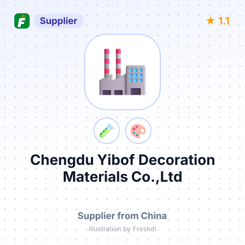 Chengdu Yibof Decoration Materials Co.,Ltd – summary card, no photo uploaded yet