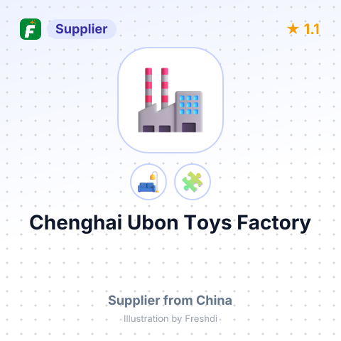 Chenghai Ubon Toys Factory – summary card, no photo uploaded yet