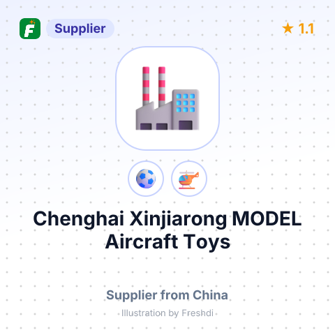Chenghai Xinjiarong MODEL Aircraft Toys – summary card, no photo uploaded yet