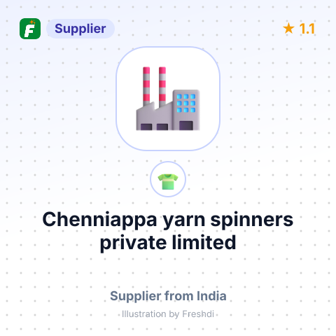 Chenniappa yarn spinners private limited – summary card, no photo uploaded yet