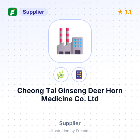 Cheong Tai Ginseng Deer Horn Medicine Co. Ltd – summary card, no photo uploaded yet