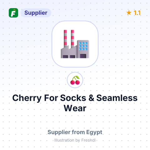 Cherry For Socks & Seamless Wear – summary card, no photo uploaded yet