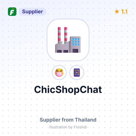 ChicShopChat – summary card, no photo uploaded yet
