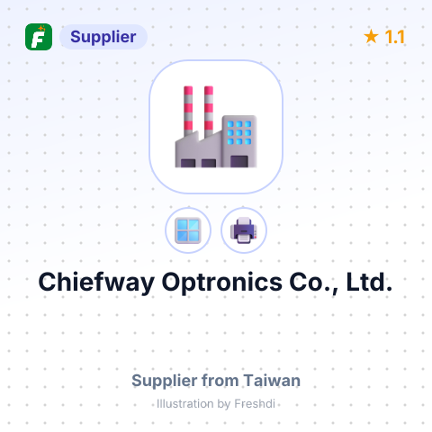 Chiefway Optronics Co., Ltd. – summary card, no photo uploaded yet