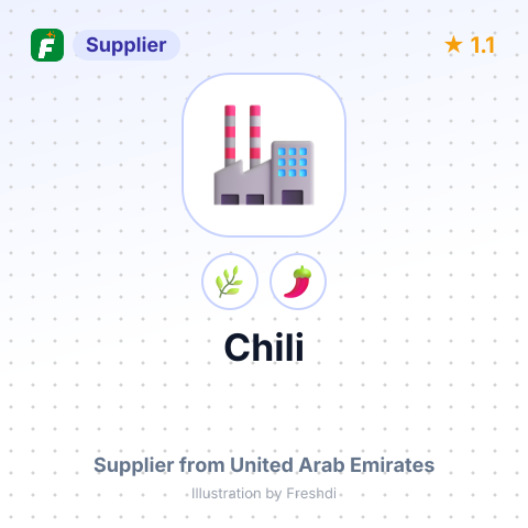 Chili  – summary card, no photo uploaded yet