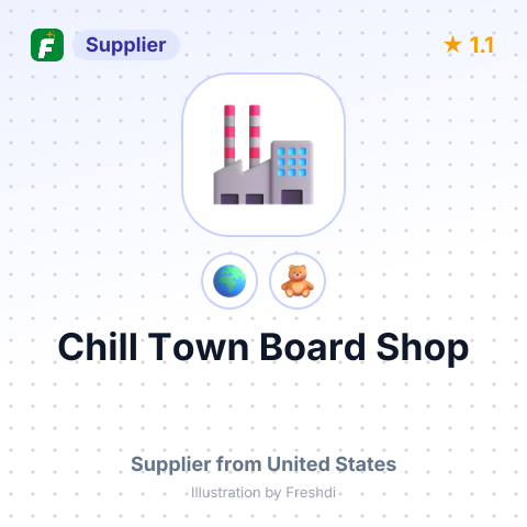 Chill Town Board Shop – summary card, no photo uploaded yet