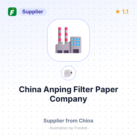 China Anping Filter Paper Company – summary card, no photo uploaded yet