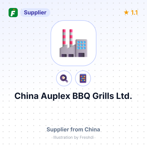 China Auplex BBQ Grills Ltd. – summary card, no photo uploaded yet