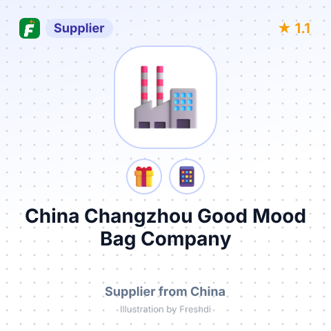 China Changzhou Good Mood Bag Company – summary card, no photo uploaded yet
