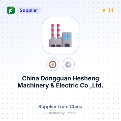 China Dongguan Hesheng Machinery & Electric Co.,Ltd. – summary card, no photo uploaded yet