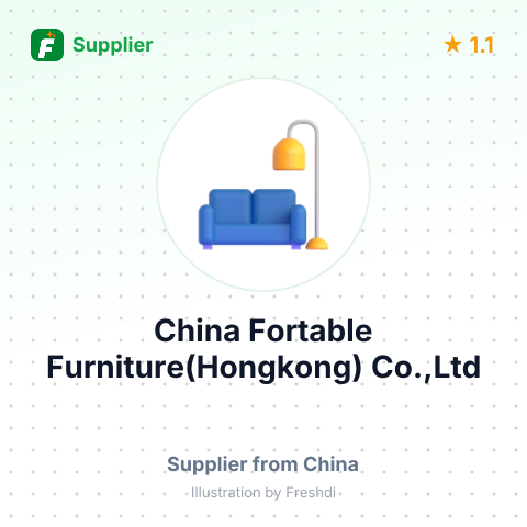 China Fortable Furniture(Hongkong) Co.,Ltd – summary card, no photo uploaded yet