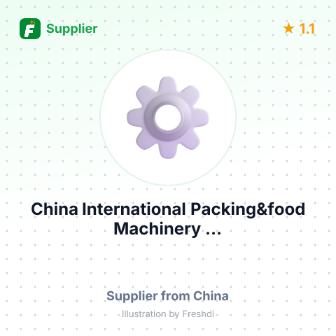 China International Packing&food Machinery ... – summary card, no photo uploaded yet