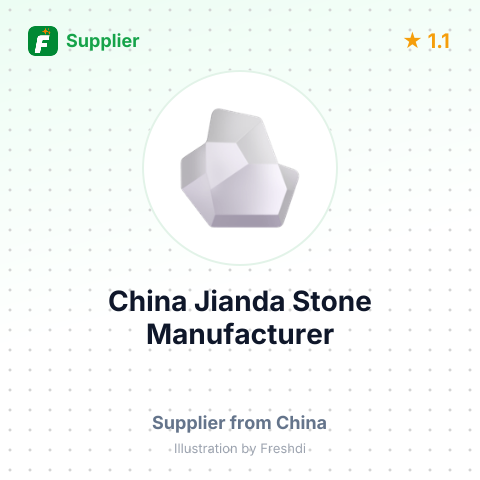 China Jianda Stone Manufacturer – summary card, no photo uploaded yet