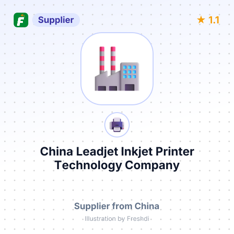 China Leadjet Inkjet Printer Technology Company – summary card, no photo uploaded yet