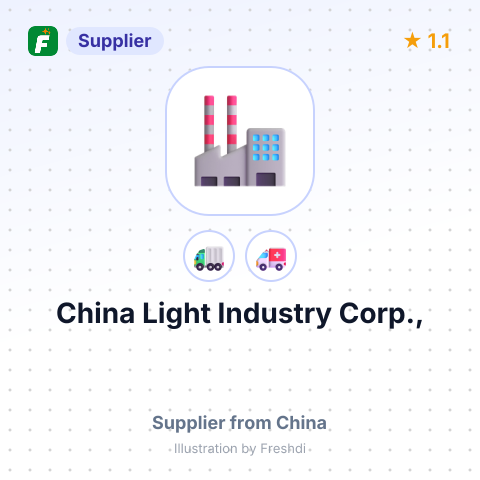 China Light Industry Corp., – summary card, no photo uploaded yet