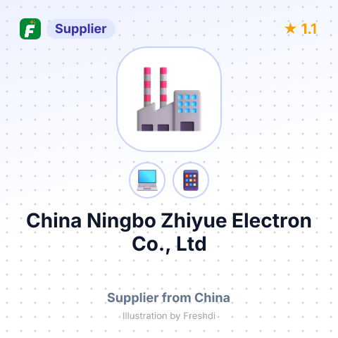 China Ningbo Zhiyue Electron Co., Ltd – summary card, no photo uploaded yet