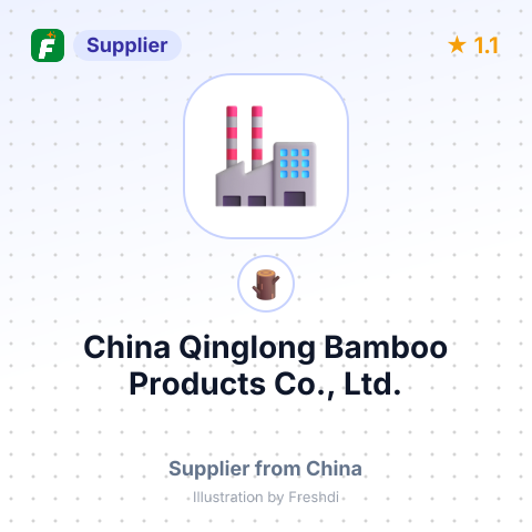 China Qinglong Bamboo Products Co., Ltd. – summary card, no photo uploaded yet