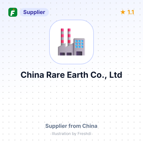 China Rare Earth Co., Ltd – summary card, no photo uploaded yet