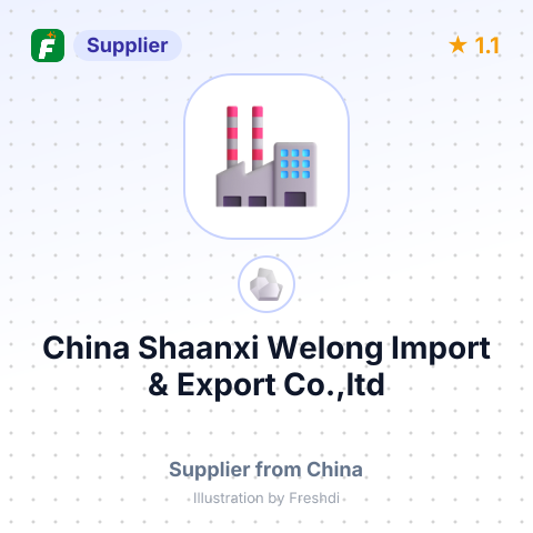 China Shaanxi Welong Import & Export Co.,ltd – summary card, no photo uploaded yet