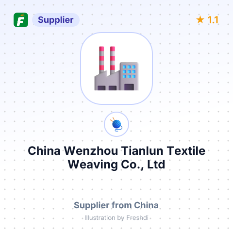 China Wenzhou Tianlun Textile Weaving Co., Ltd – summary card, no photo uploaded yet