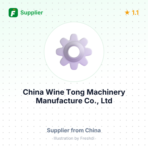 China Wine Tong Machinery Manufacture Co., Ltd – summary card, no photo uploaded yet