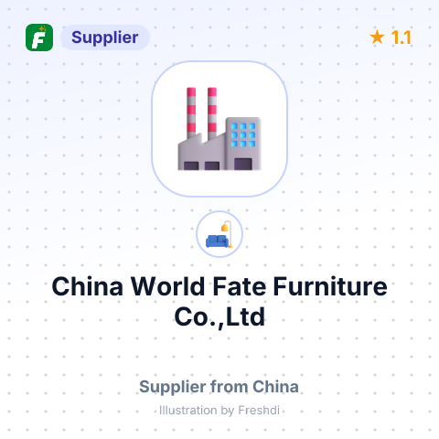 China World Fate Furniture Co.,Ltd – summary card, no photo uploaded yet