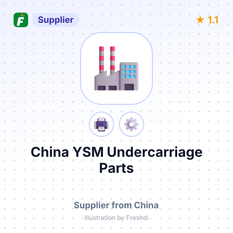 China YSM Undercarriage Parts – summary card, no photo uploaded yet