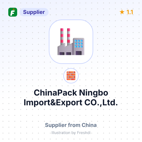 ChinaPack Ningbo Import&Export CO.,Ltd. – summary card, no photo uploaded yet