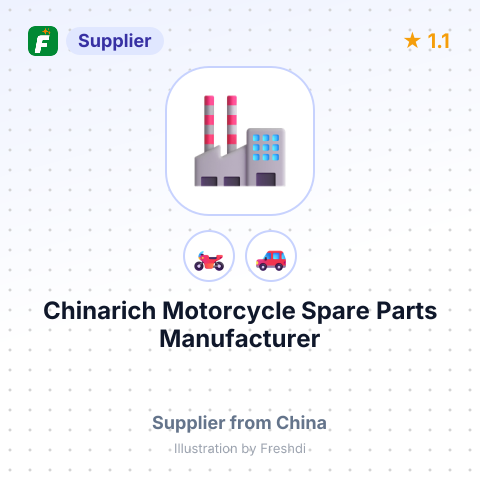 Chinarich Motorcycle Spare Parts Manufacturer – summary card, no photo uploaded yet