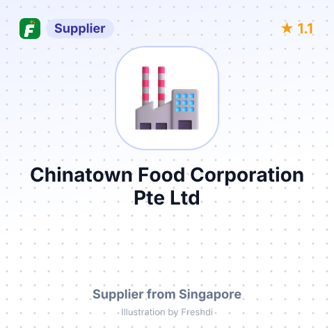 Chinatown Food Corporation Pte Ltd – summary card, no photo uploaded yet