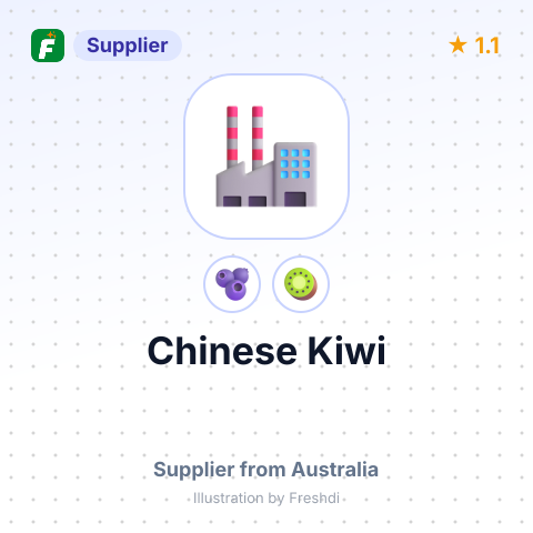 Chinese Kiwi  – summary card, no photo uploaded yet