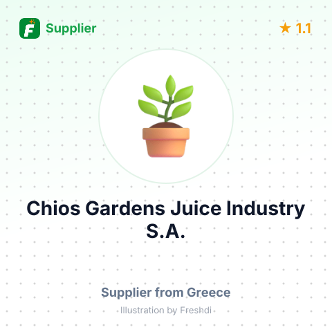 Chios Gardens Juice Industry S.A. – summary card, no photo uploaded yet