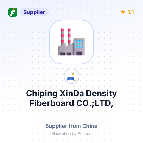 Chiping XinDa Density Fiberboard CO.;LTD, – summary card, no photo uploaded yet