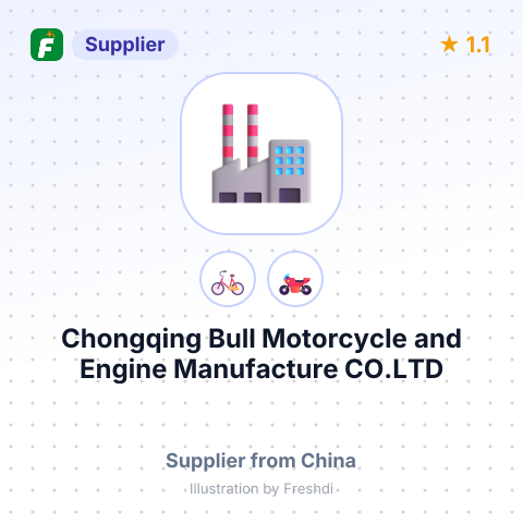 Chongqing Bull Motorcycle and Engine Manufacture CO.LTD – summary card, no photo uploaded yet