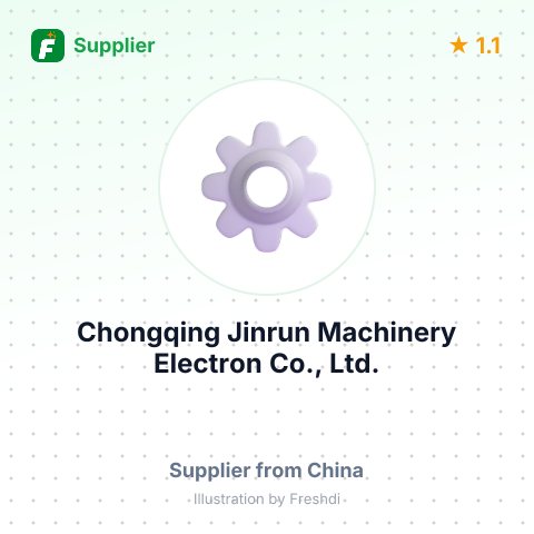 Chongqing Jinrun Machinery Electron Co., Ltd. – summary card, no photo uploaded yet