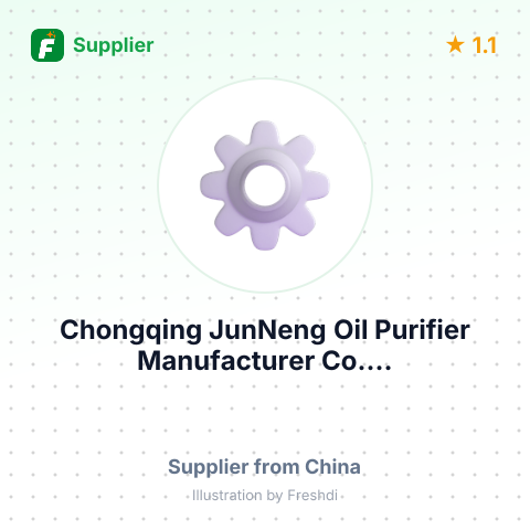 Chongqing JunNeng Oil Purifier Manufacturer Co.... – summary card, no photo uploaded yet