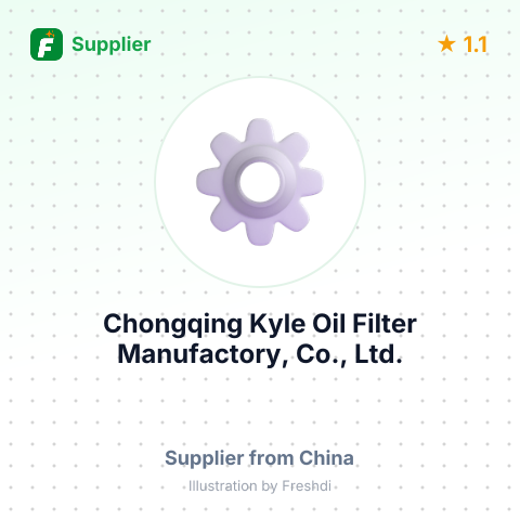 Chongqing Kyle Oil Filter Manufactory, Co., Ltd. – summary card, no photo uploaded yet