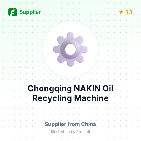 Chongqing NAKIN Oil Recycling Machine – summary card, no photo uploaded yet