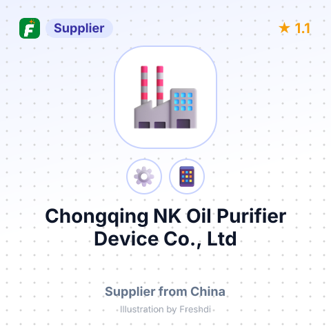 Chongqing NK Oil Purifier Device Co., Ltd – summary card, no photo uploaded yet