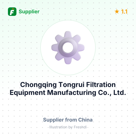 Chongqing Tongrui Filtration Equipment Manufacturing Co., Ltd. – summary card, no photo uploaded yet