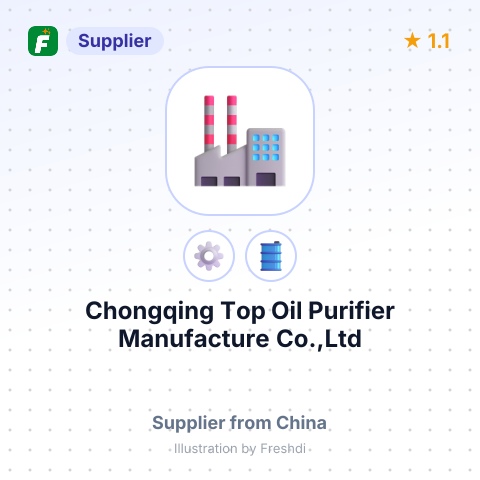 Chongqing Top Oil Purifier Manufacture Co.,Ltd – summary card, no photo uploaded yet