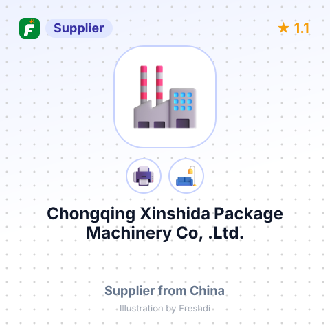 Chongqing Xinshida Package Machinery Co, .Ltd. – summary card, no photo uploaded yet