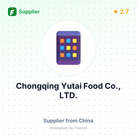 Chongqing Yutai Food Co., LTD. – summary card, no photo uploaded yet